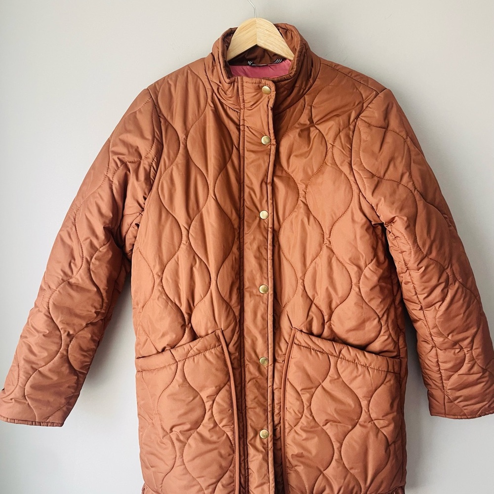 J. Crew Cocoon Signature Puffer Coat - Picture 1 of 9